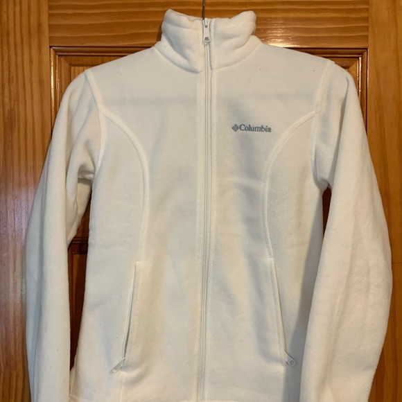 Columbia Jackets & Blazers - White Columbia Fleece